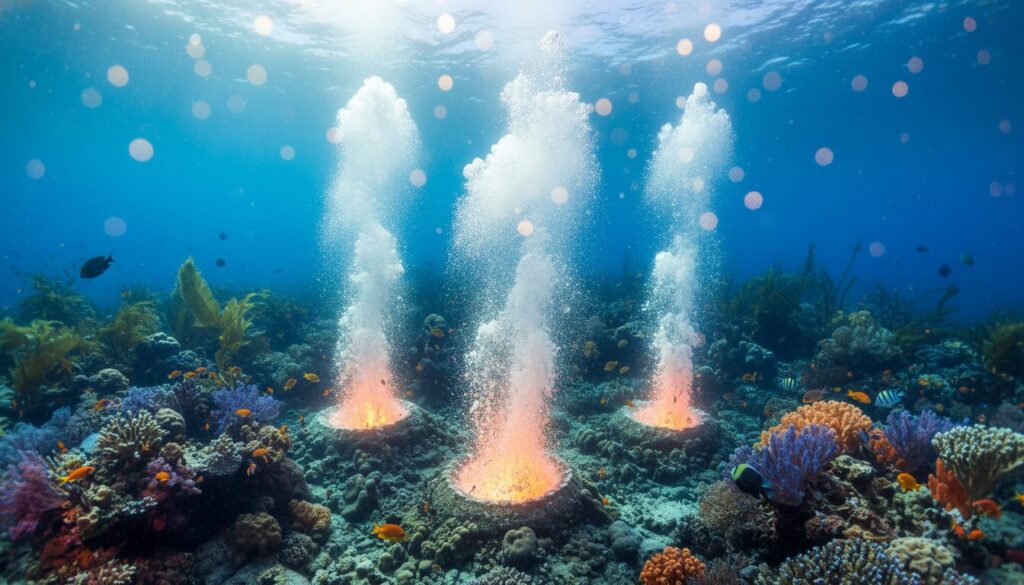 découvrez les mystères fascinants des geysers sous-marins dans l’océan pacifique et leur impact sur l’écosystème marin.