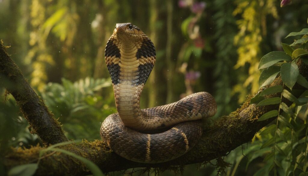 découvrez les mystères fascinants du serpent à lunettes, une créature unique de la jungle indonésienne, et plongez dans son univers captivant.