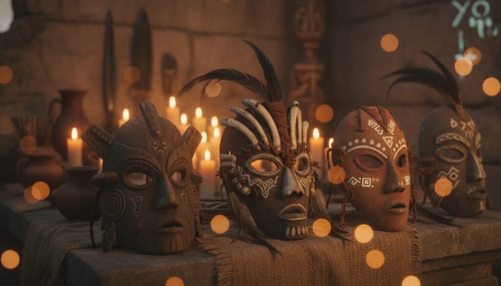 découvrez le mystère des masques dans les rites anciens et leur profonde signification symbolique à travers l'histoire et les cultures.