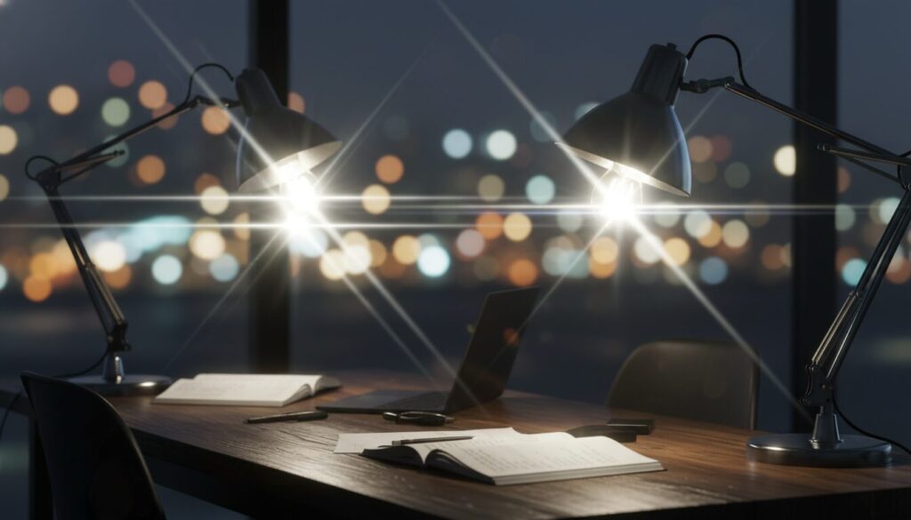 découvrez les lampes de bureau à intensité variable qui, au lieu d'éclairer efficacement, peuvent provoquer un éblouissement inconfortable. conseils et alternatives pour un éclairage optimal.