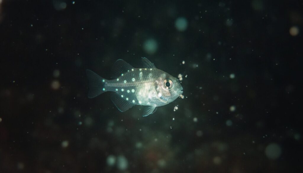découvrez le poisson-lanterne, une créature mystérieuse des abysses qui utilise sa lumière pour séduire et capturer ses proies dans les profondeurs obscures de l'océan.