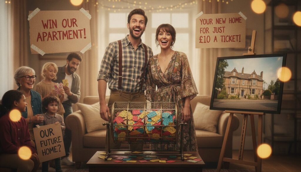 découvrez comment un couple innove en lançant une tombola originale pour vendre leur appartement invendu, une idée insolite qui fait sensation.