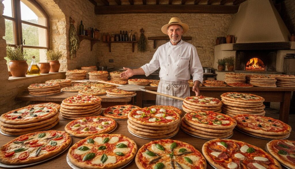 découvrez l'incroyable exploit d'un provençal qui entre dans l'histoire en préparant 12 800 pizzas, un record insolite qui célèbre la passion et le savoir-faire culinaire.