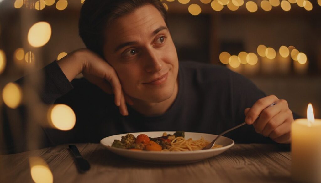 découvrez les astuces pour paraître attentif lors d'une conversation, même lorsque votre esprit est déjà tourné vers le dîner.