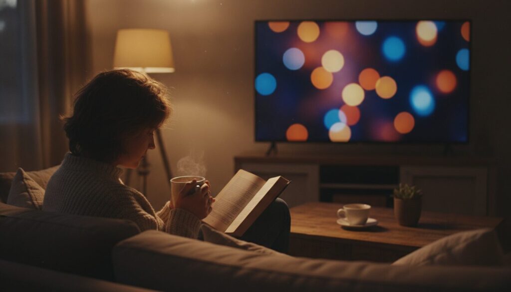 découvrez pourquoi beaucoup de personnes laissent la télévision allumée en fond sonore, même sans la regarder activement, et comment cela influence notre quotidien.