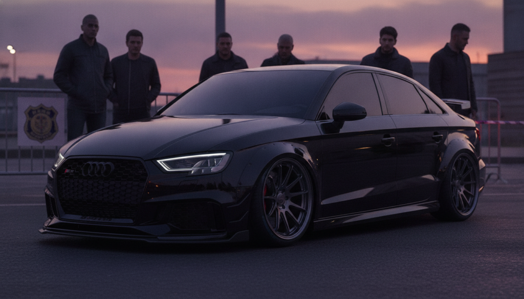 découvrez l'histoire insolite d'une audi rs3 saisie à un trafiquant, désormais transformée en la voiture la plus puissante de la région. un véhicule d'exception au destin surprenant.